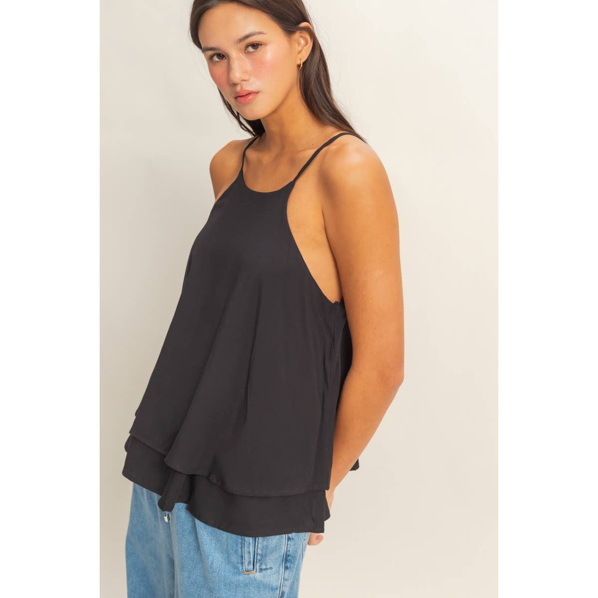 Sleeveless Halter Top