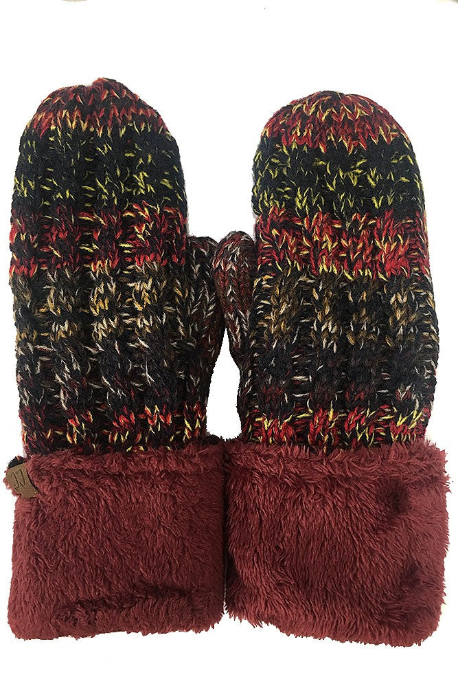Lined Mitten Gloves
