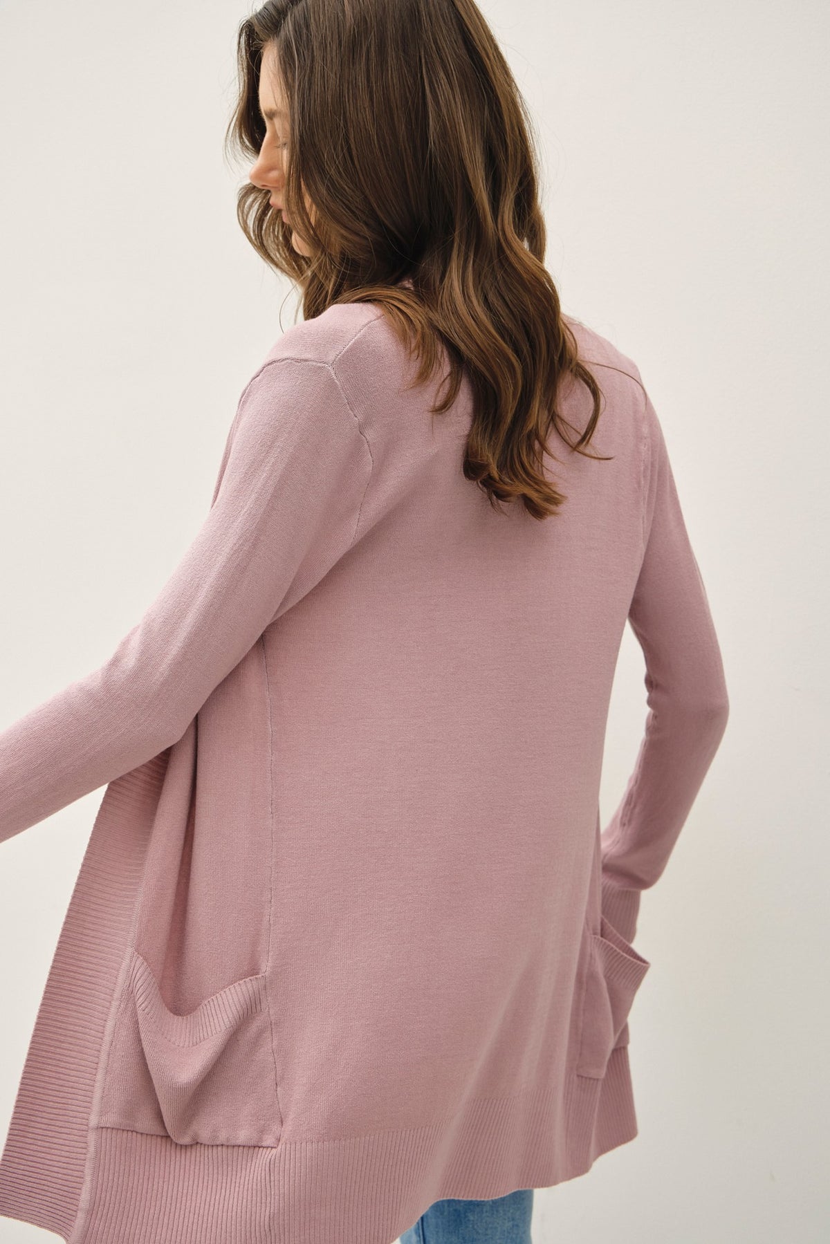 Knit Open Front Cardigan
