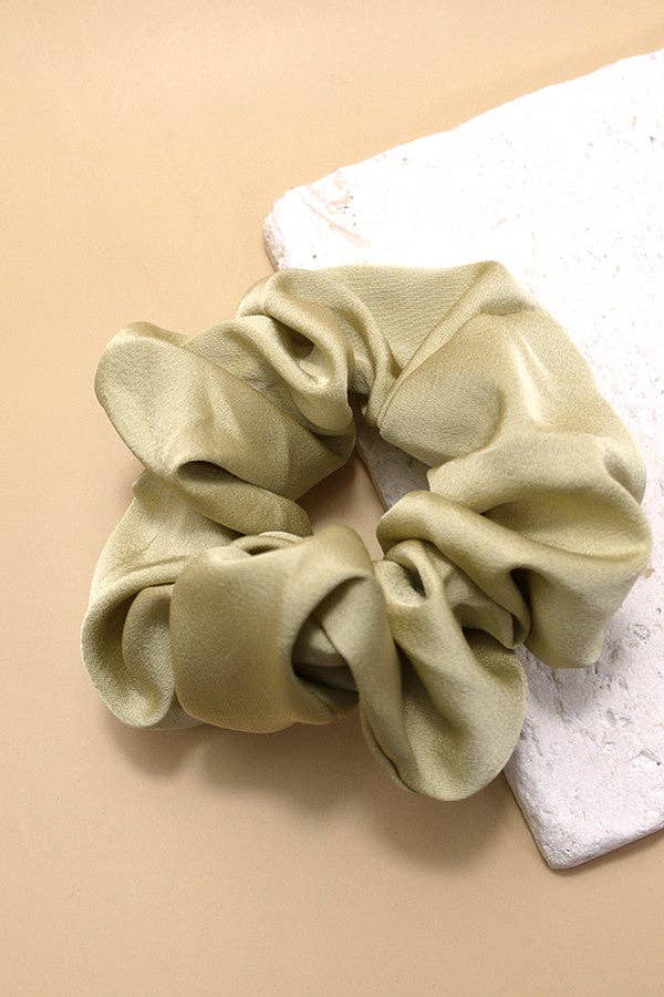 SILKY SATIN SCRUNCHIES