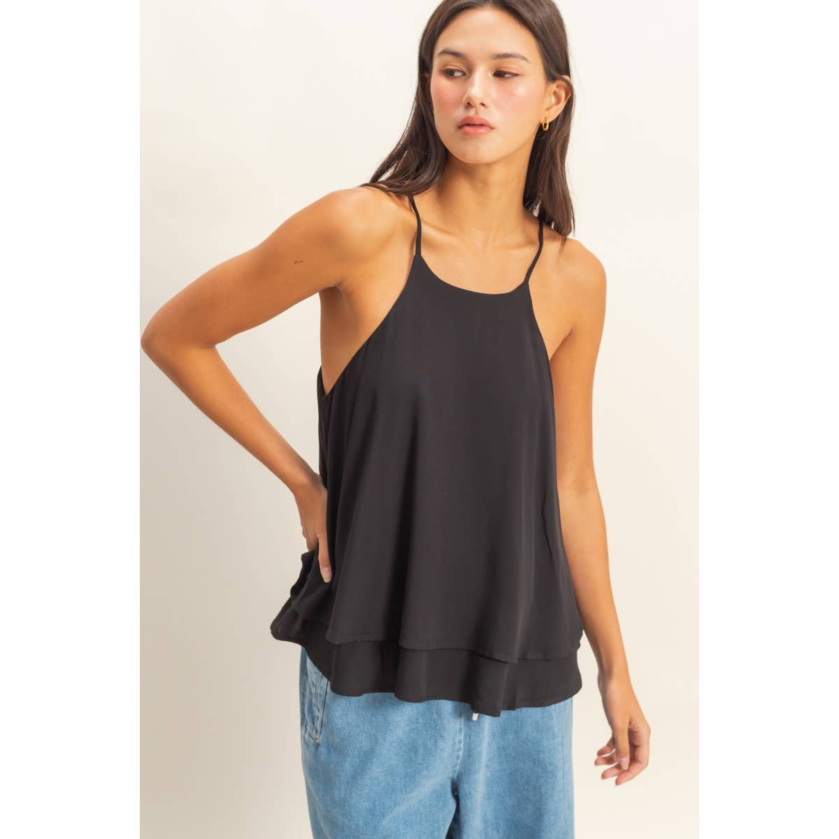 Sleeveless Halter Top