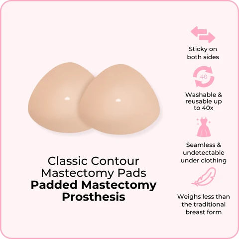 BOOMBA Classic Contour Mastectomy Pads