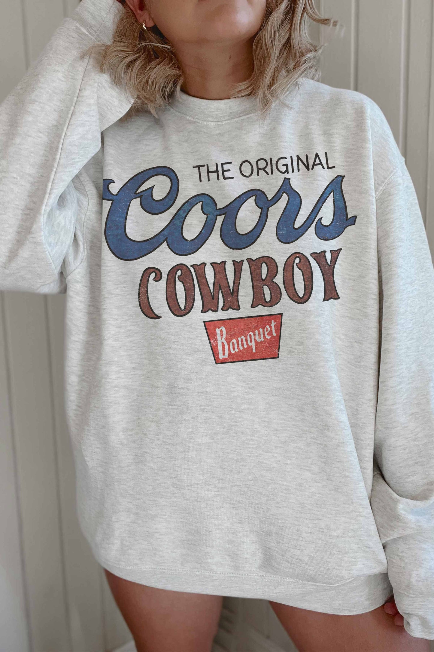 Original Coors Cowboy Graphic Sweatshirt