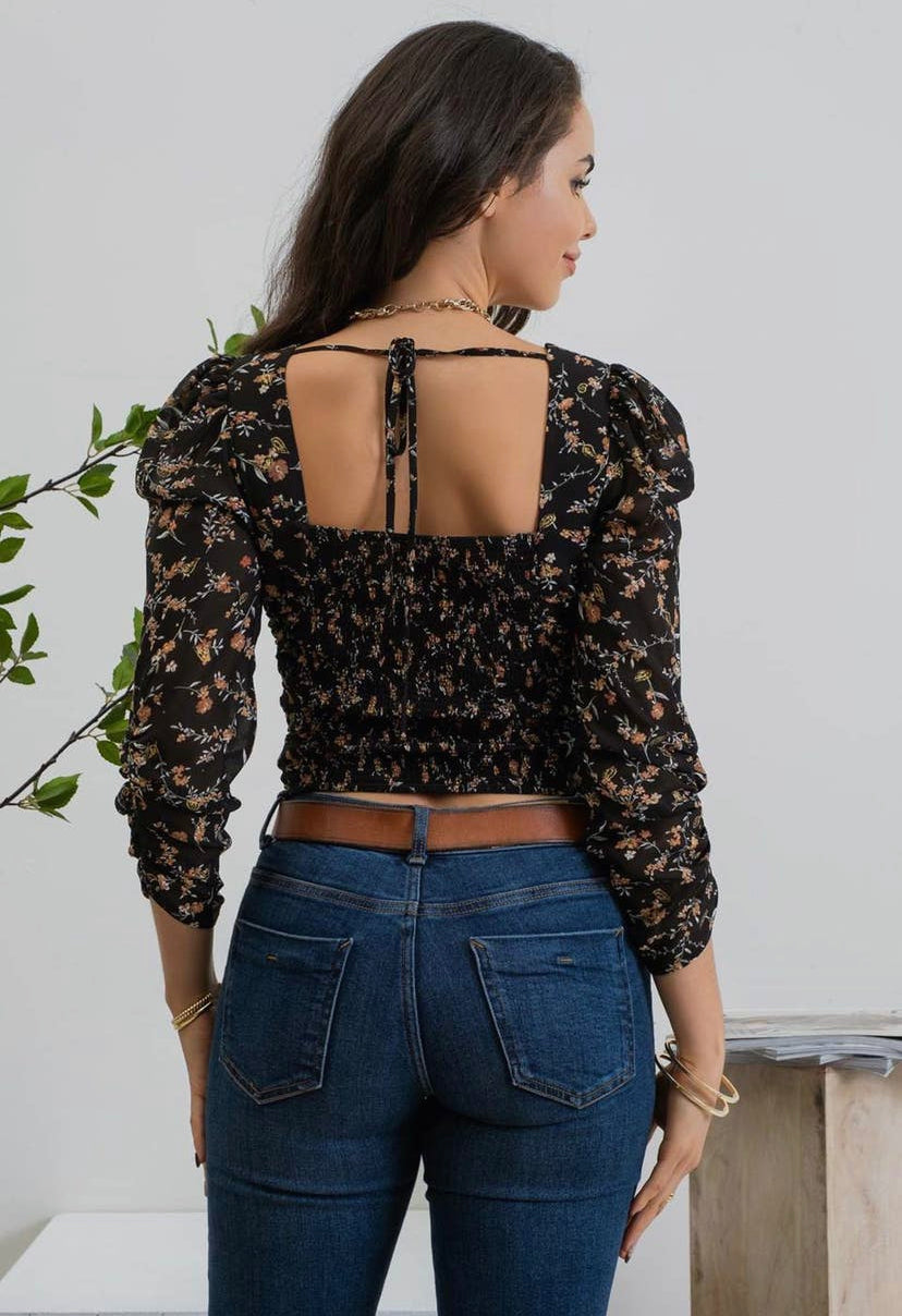Maureen Floral Top