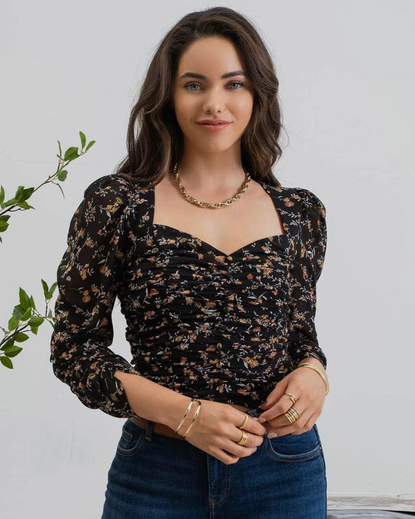 Maureen Floral Top