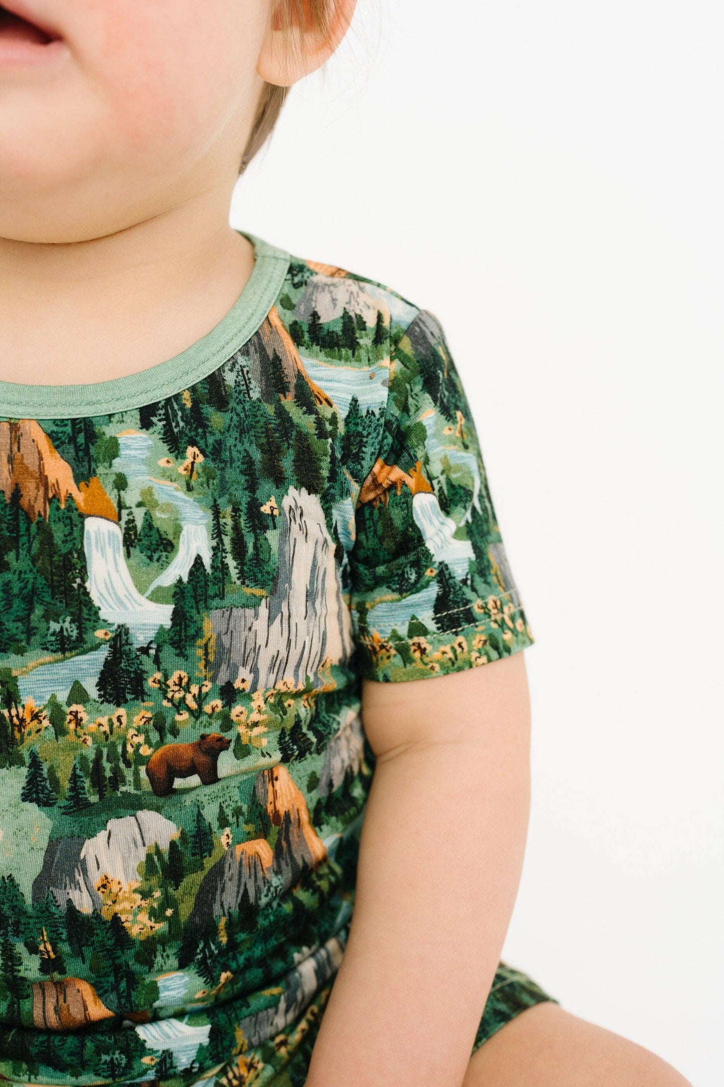 National Park Two-Piece Bamboo Shorts Set