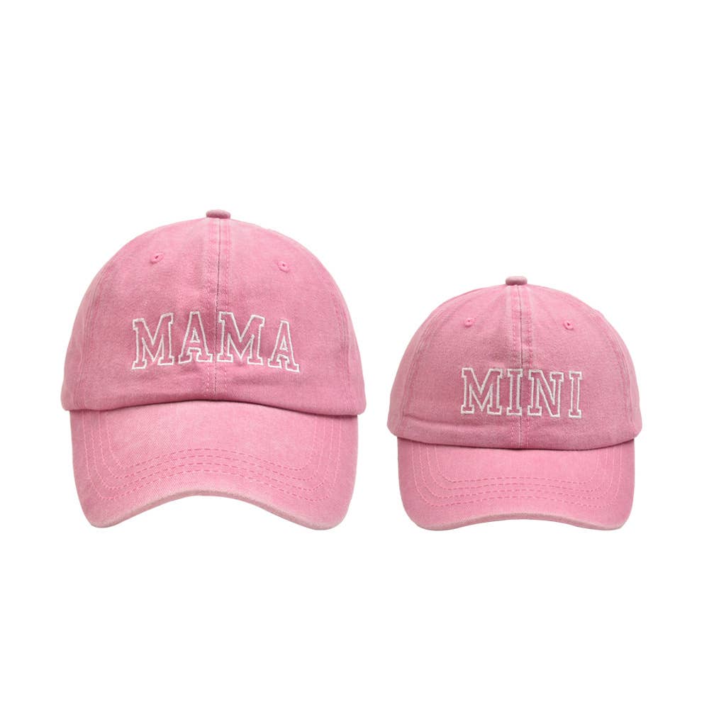 MAMA & MINI Baseball Caps (Sold Separately)