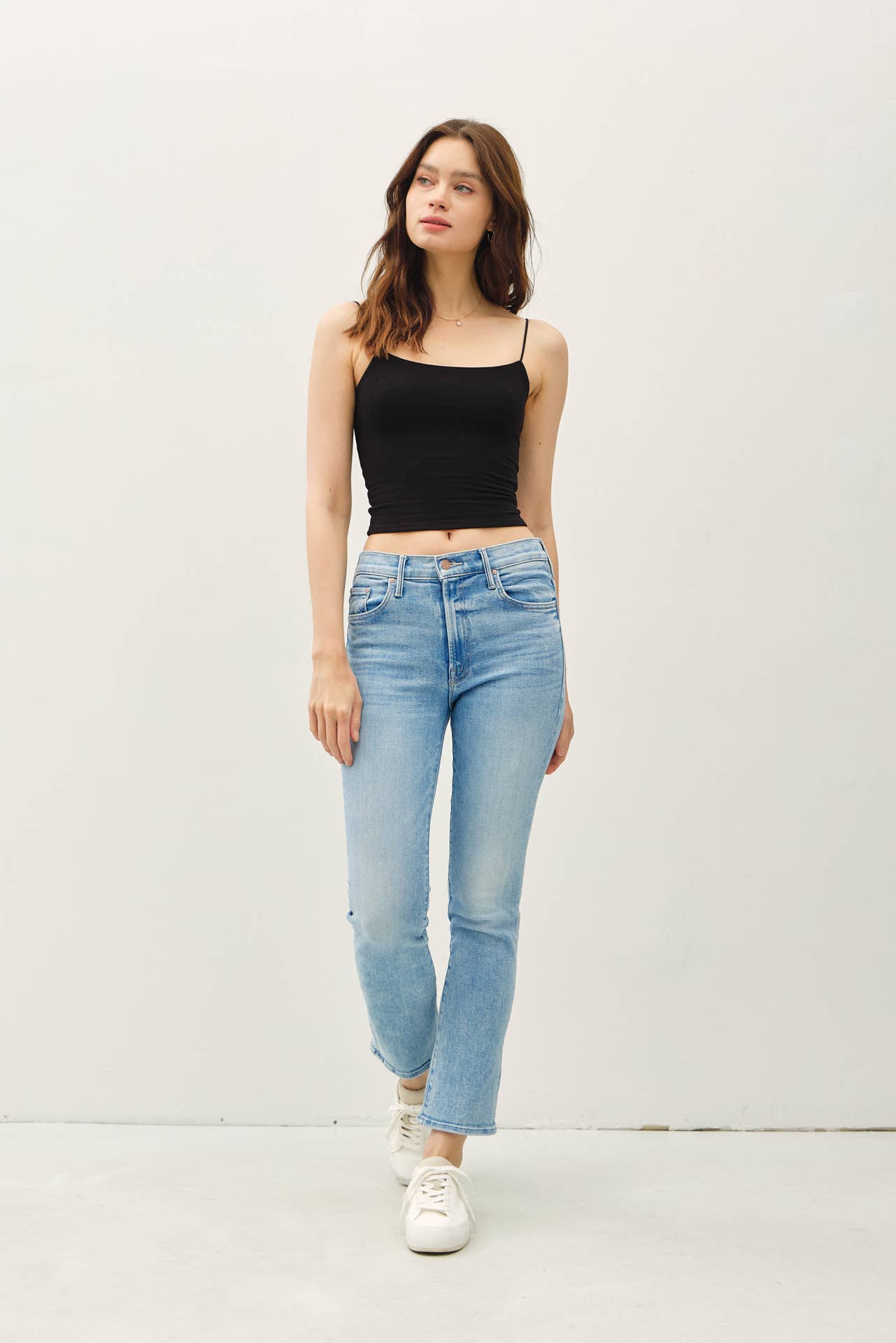 Cropped Spaghetti Tank