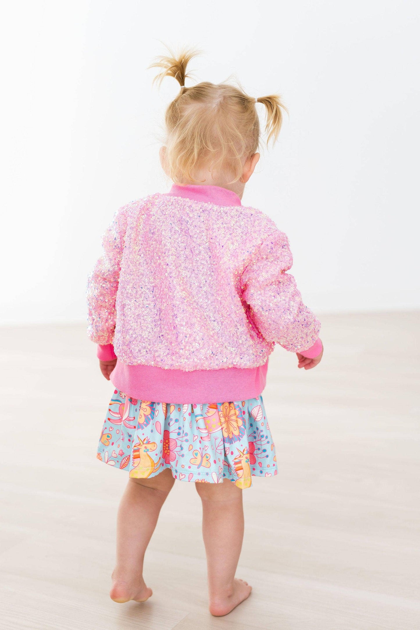 Toddler & Kids Bubblegum Pink Sequin Jacket