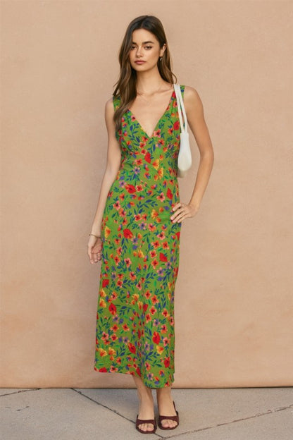 Floral Rush Midi Dress