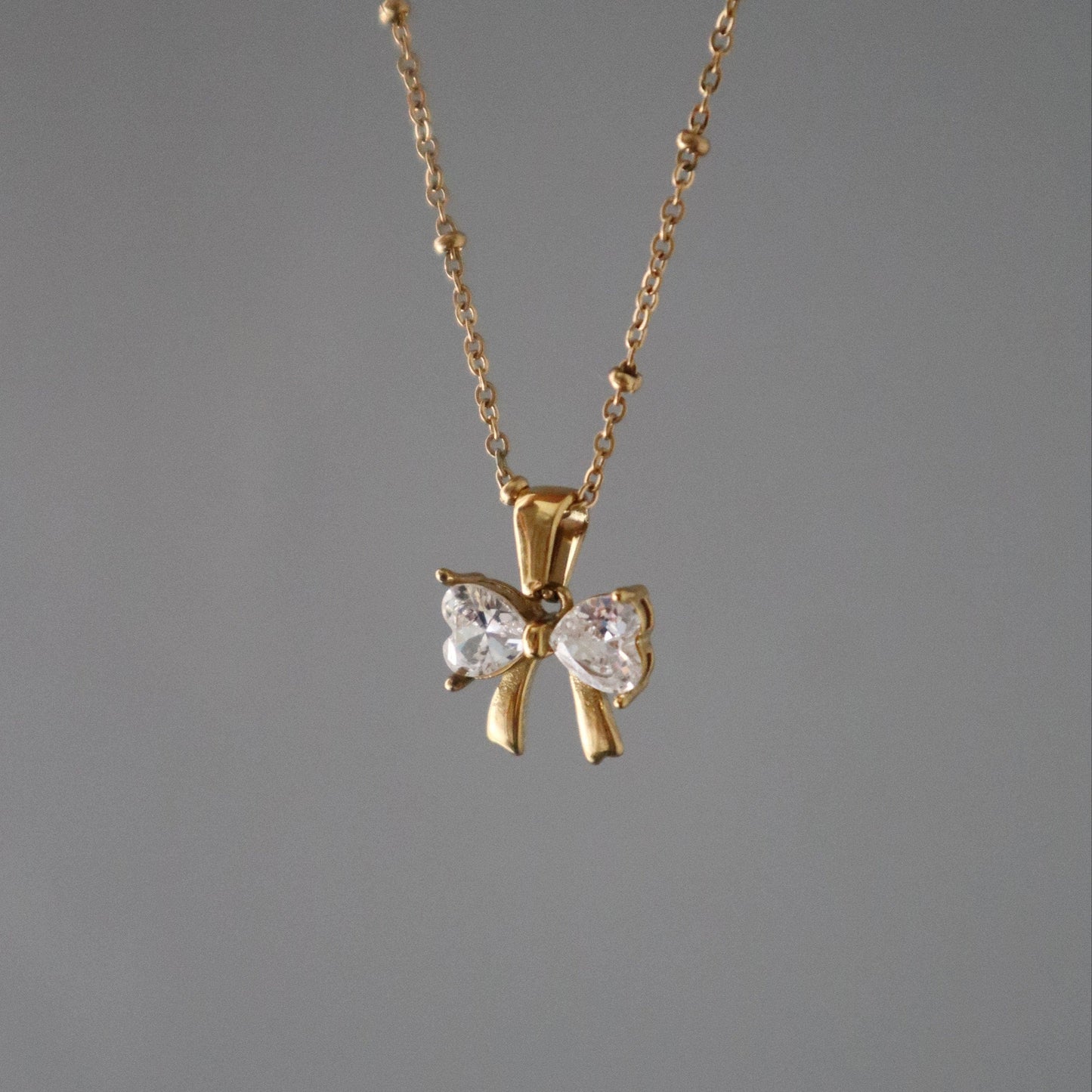 Beloved Bow Necklace