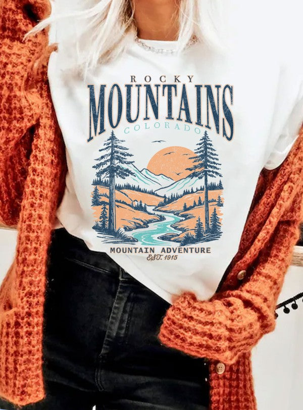 Rocky Mountains Colorado Graphic Tee