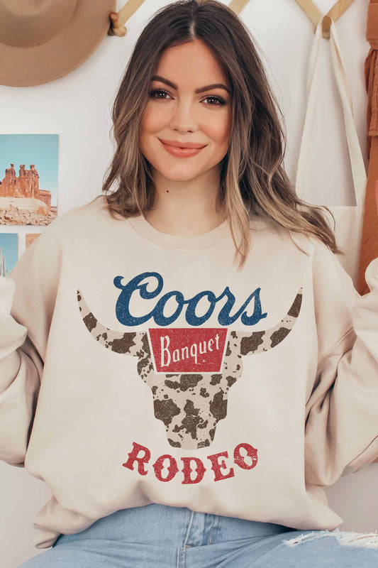 Coors Banquet Rodeo Graphic Sweatshirt