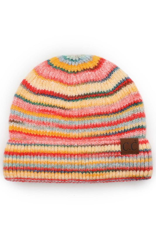 Stripe Color Block Beanie