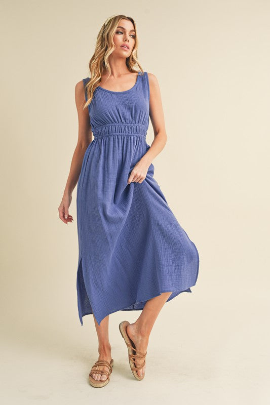 Darci Gauze Midi Dress