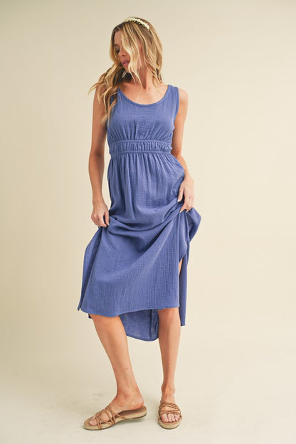 Darci Gauze Midi Dress