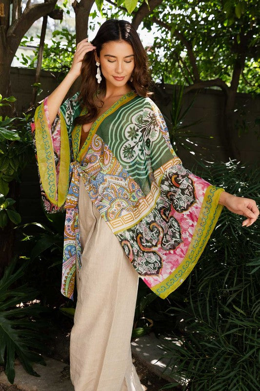 Boho Chic Tie Front Wrap