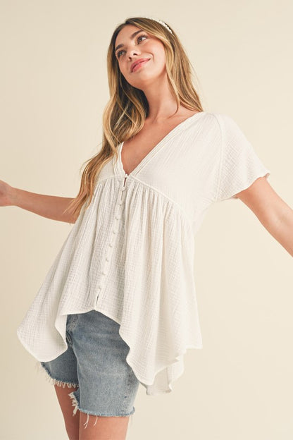 Florise Button Down Blouse