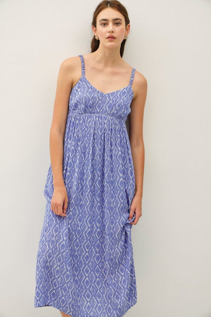 Printed Midi Sundress