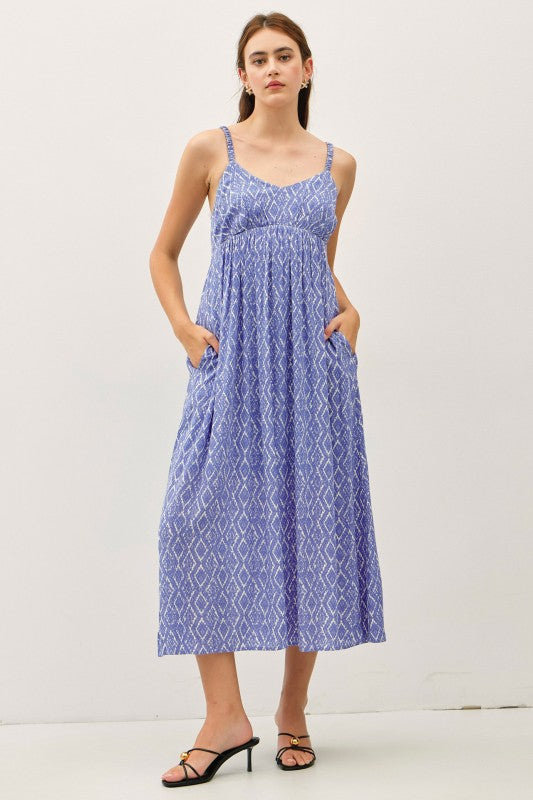 Printed Midi Sundress
