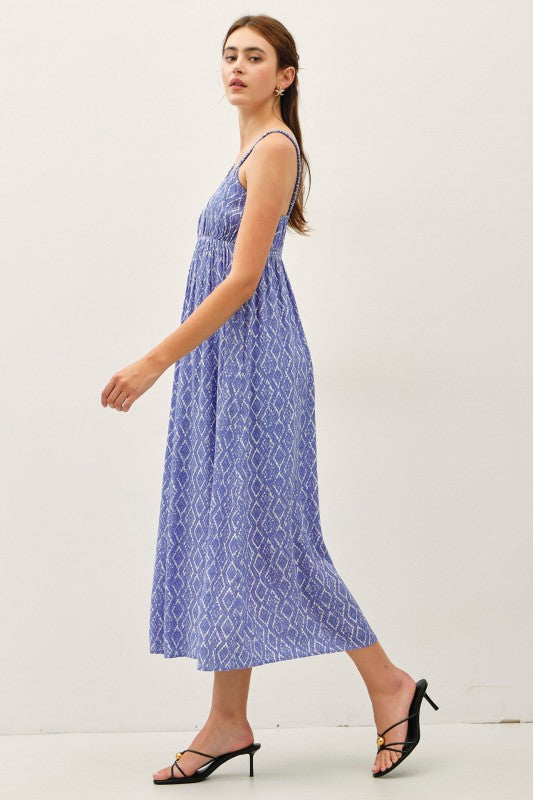 Printed Midi Sundress