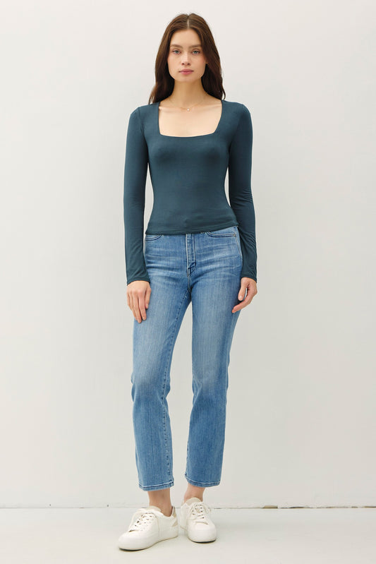 SoftCore - Square Neck Long Sleeve