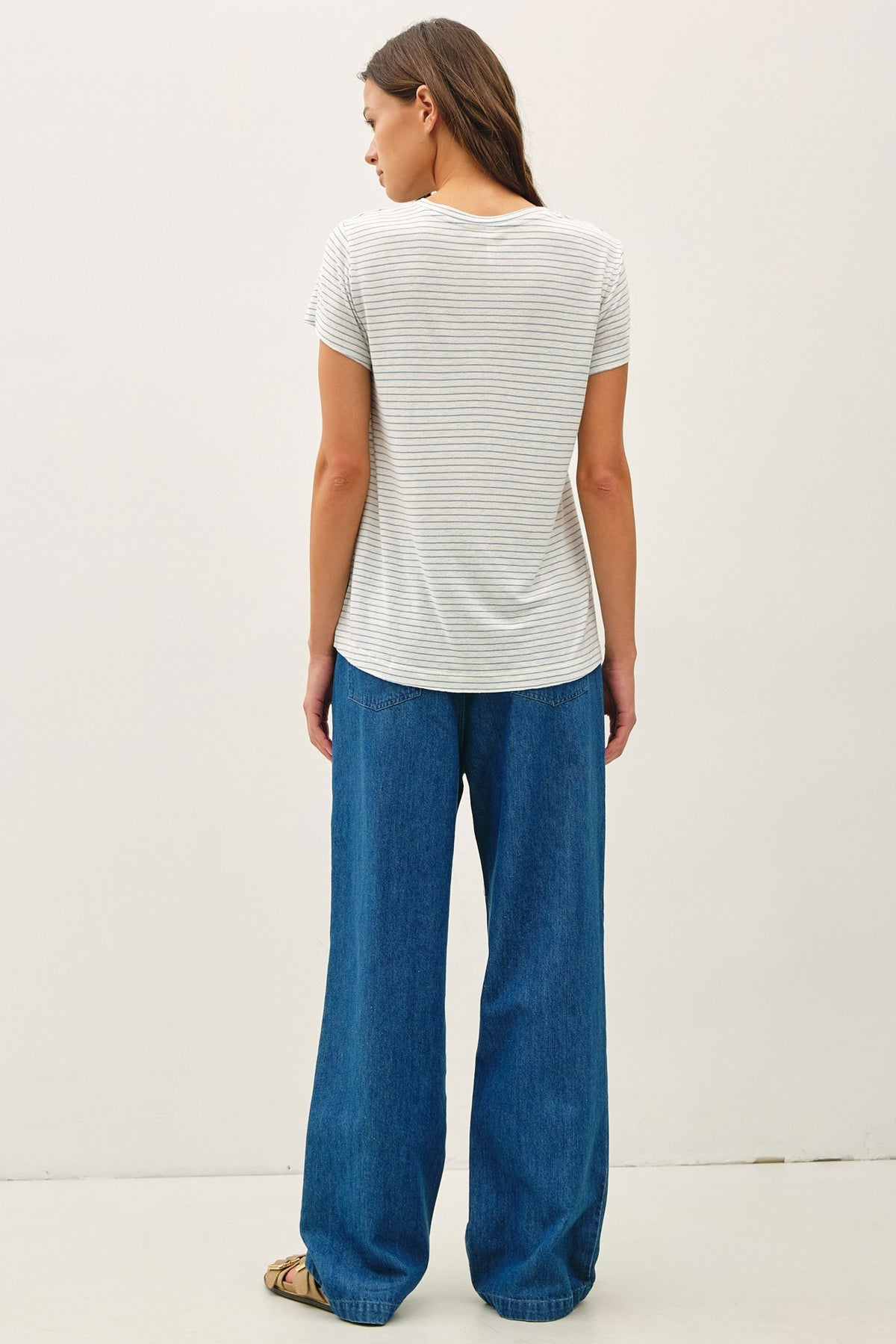 Pull-On Denim Pants