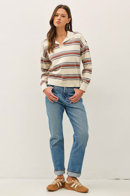 Polo Triple Striped Sweater
