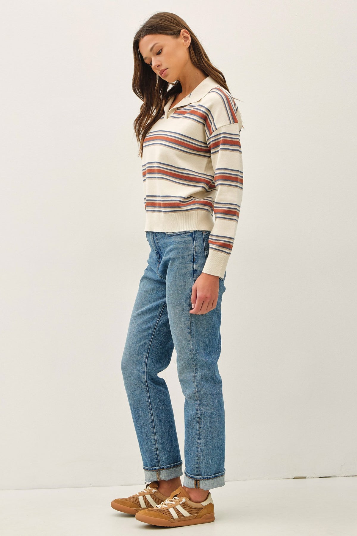 Polo Triple Striped Sweater