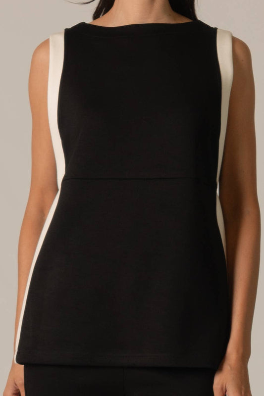 Butter Modal Contrast Border Tunic Top