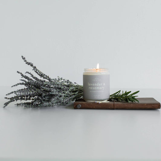 Lavender & Rosemary Soy Wax Candle