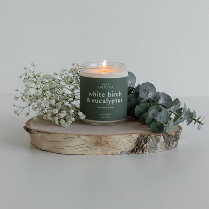 White Birch & Eucalyptus Soy Wax Candle