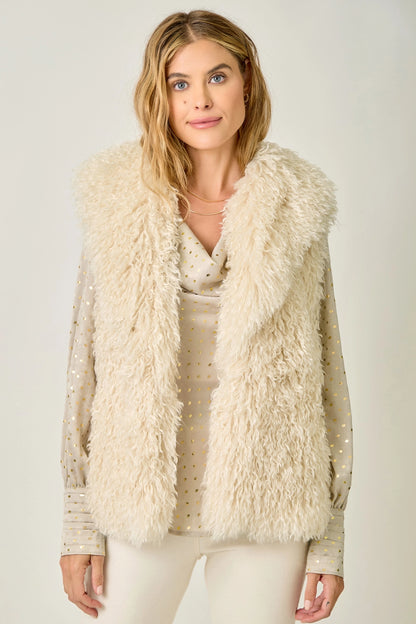 Shaggy Faux Fur Vest