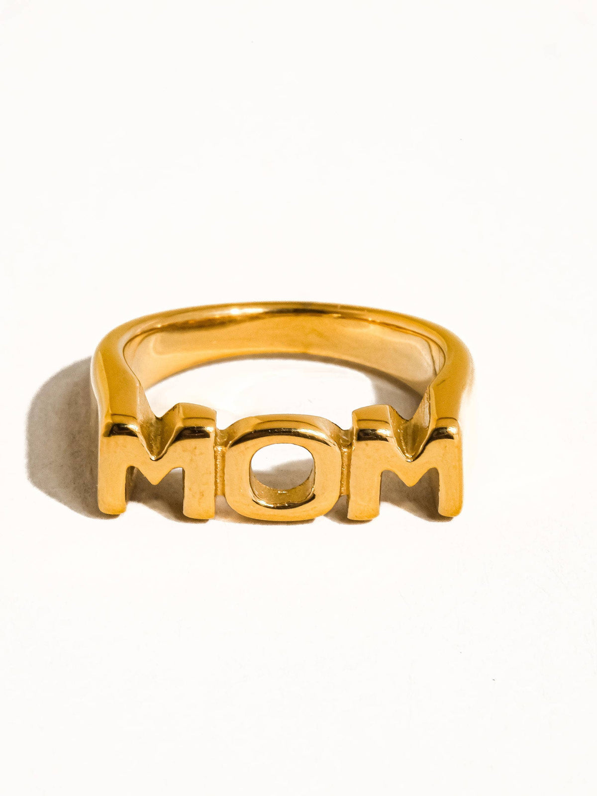 Mohrm Rind Angel 18K Gold Non-Tarnish Mom Ring – White Oak Boutique