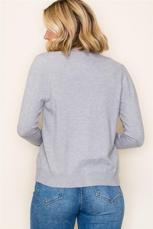 Multi-Color Button Cardigan