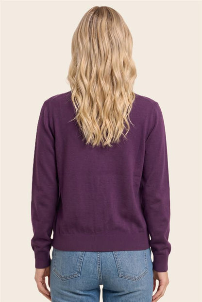 Soft Button-Down Sweater Cardigan
