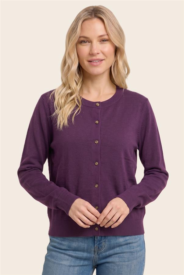 Soft Button-Down Sweater Cardigan