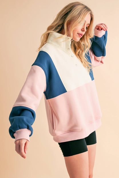 Glo Colorblock Pullover