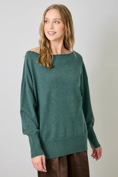 Off Shoulder Sweater Top