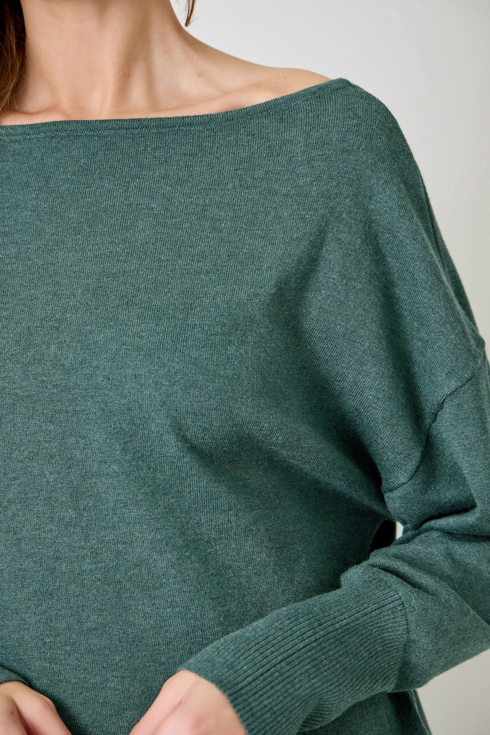 Off Shoulder Sweater Top