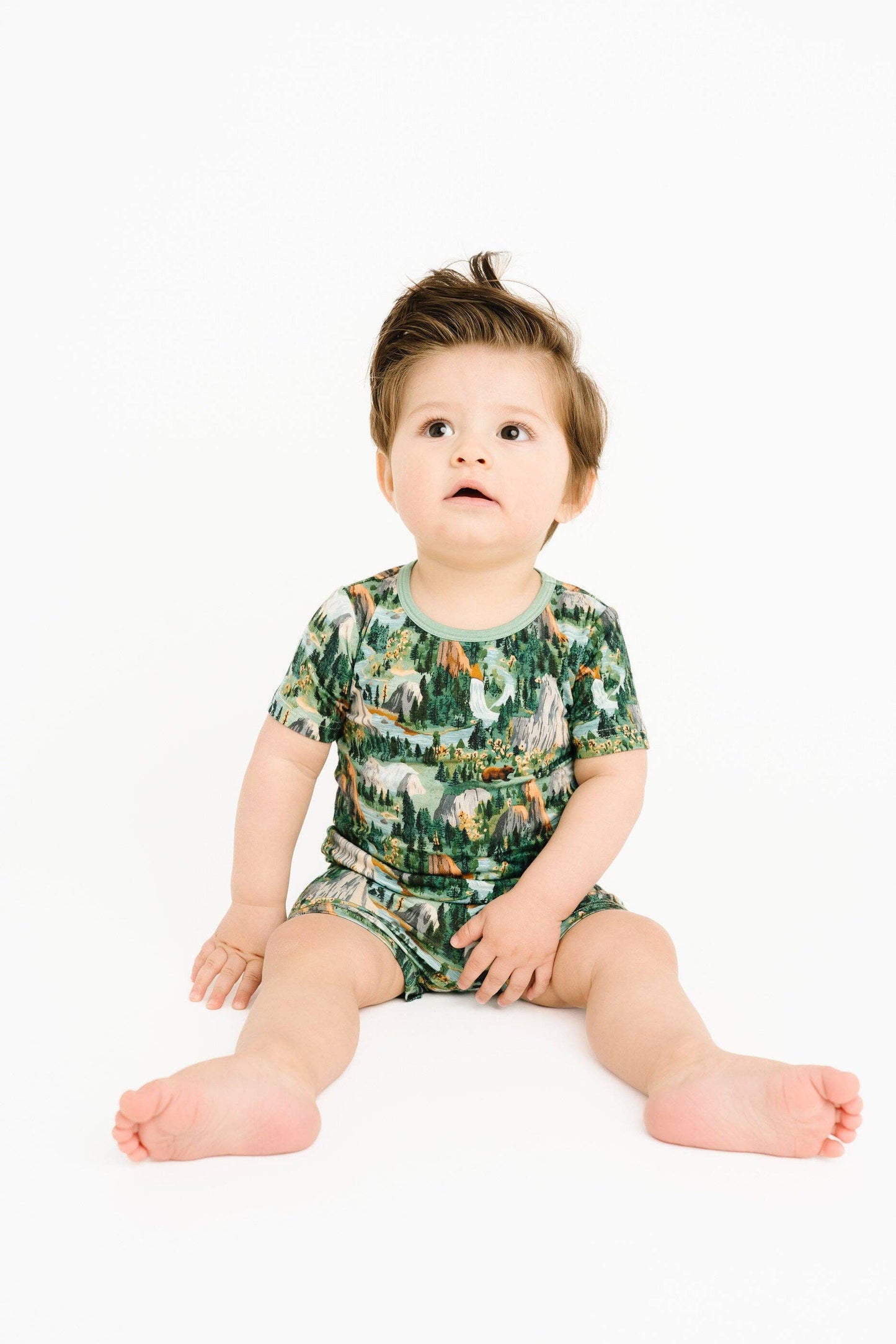National Park Two-Piece Bamboo Shorts Set