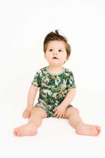 National Park Two-Piece Bamboo Shorts Set