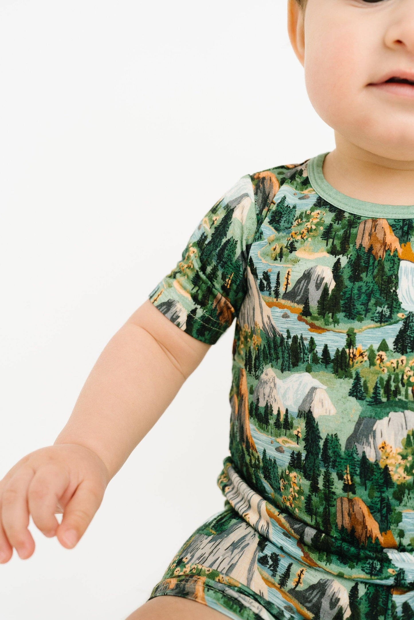 National Park Two-Piece Bamboo Shorts Set