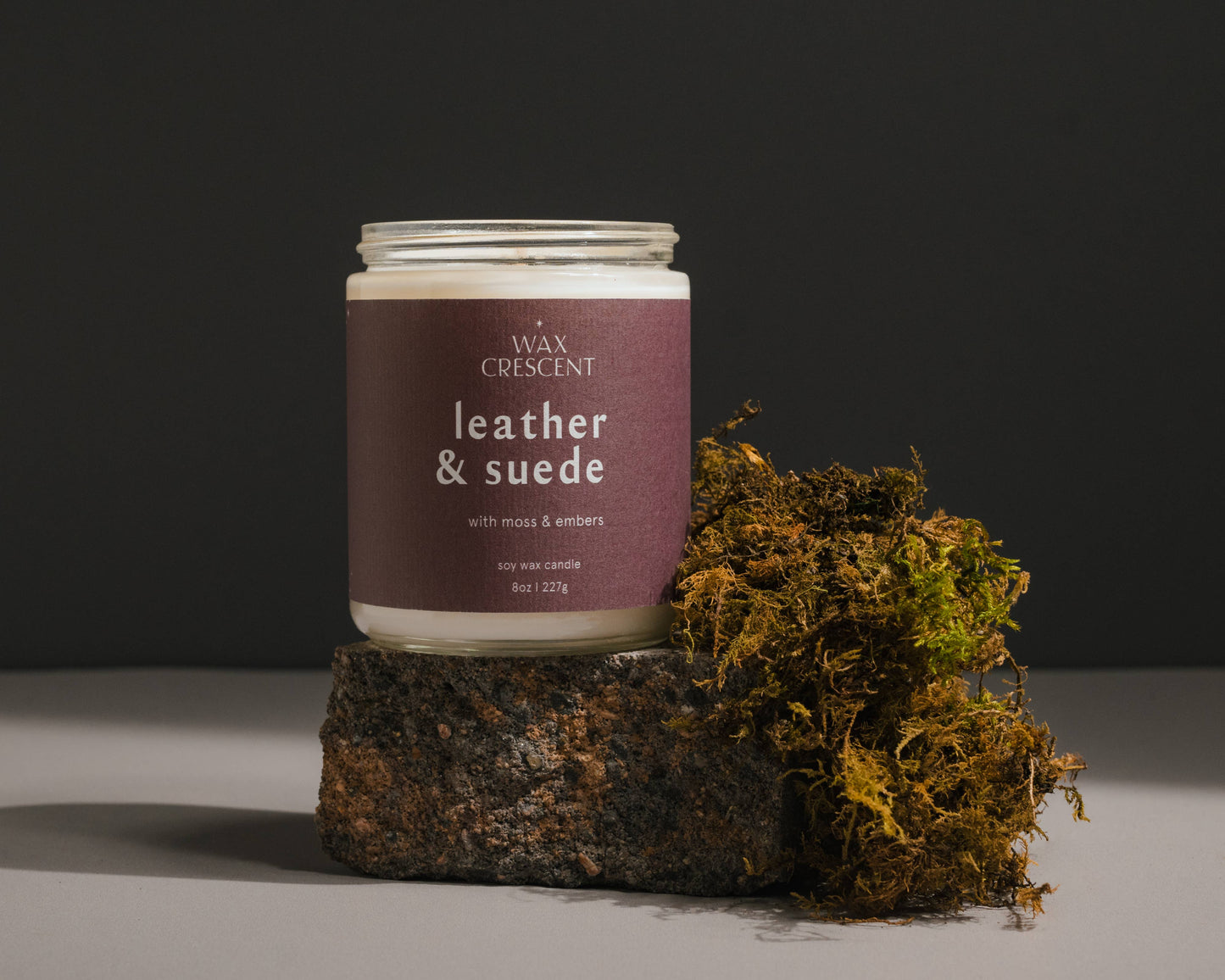 Leather & Suede Soy Wax Candle