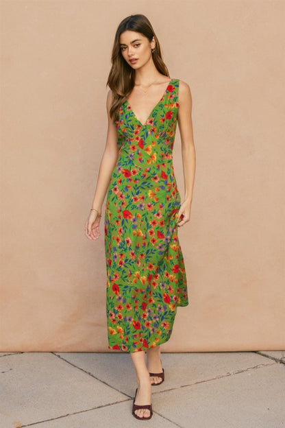 Floral Rush Midi Dress
