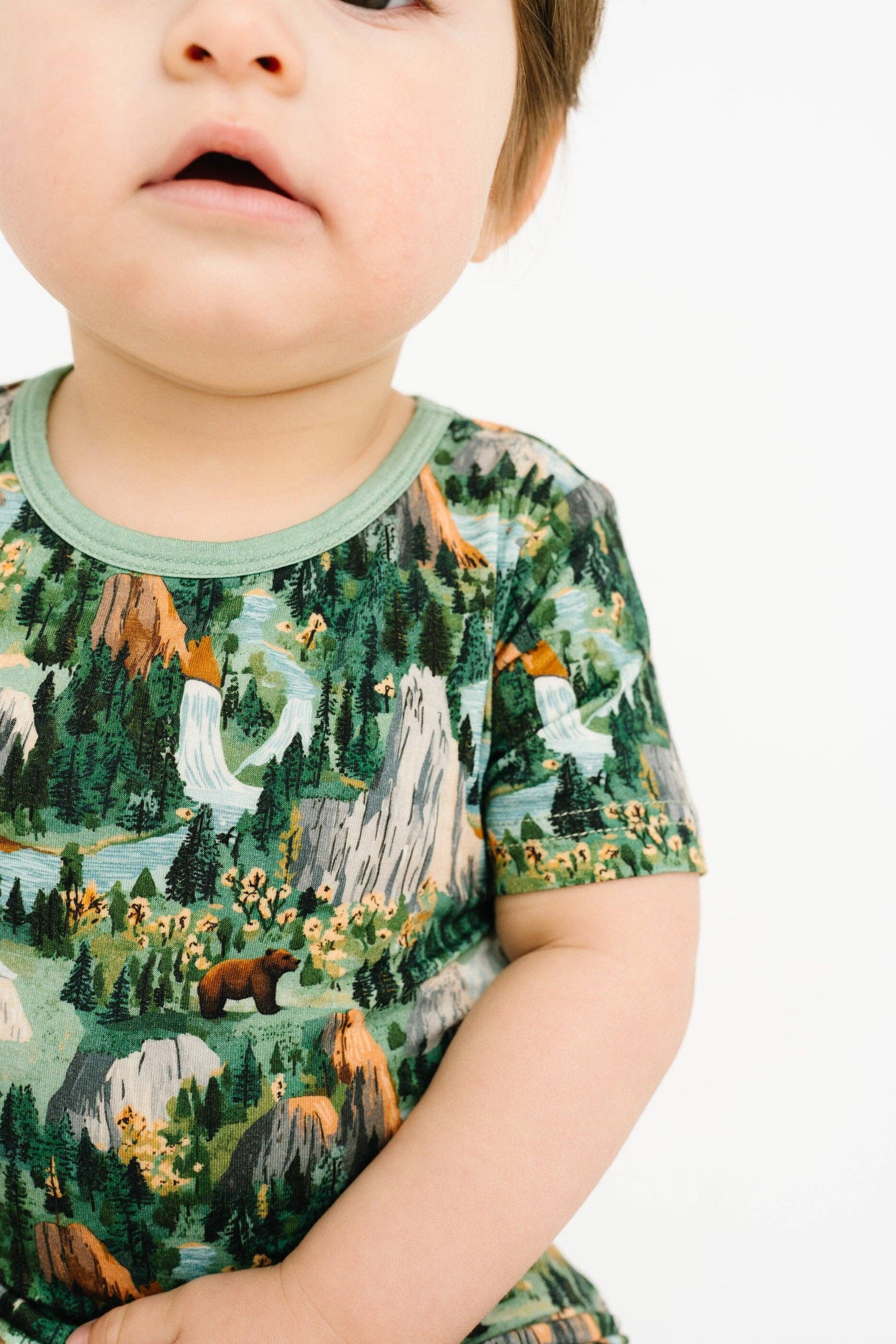 National Park Two-Piece Bamboo Shorts Set