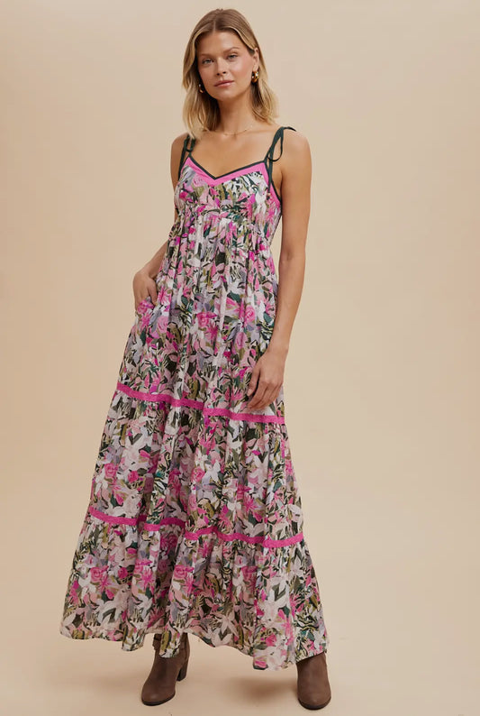 Orchid Tie Maxi