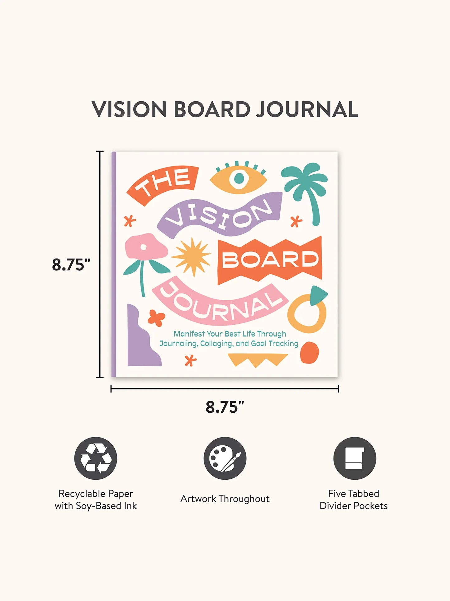 The Vision Board Journal Guided Journal