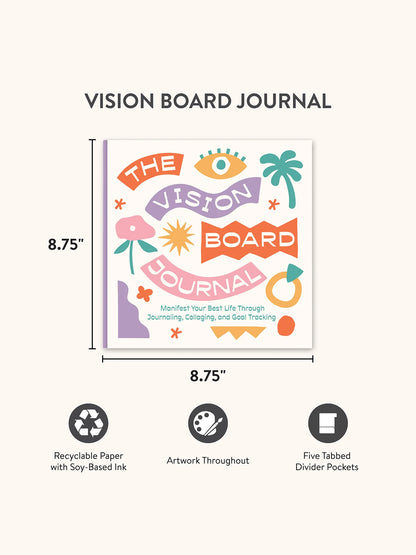 The Vision Board Journal Guided Journal