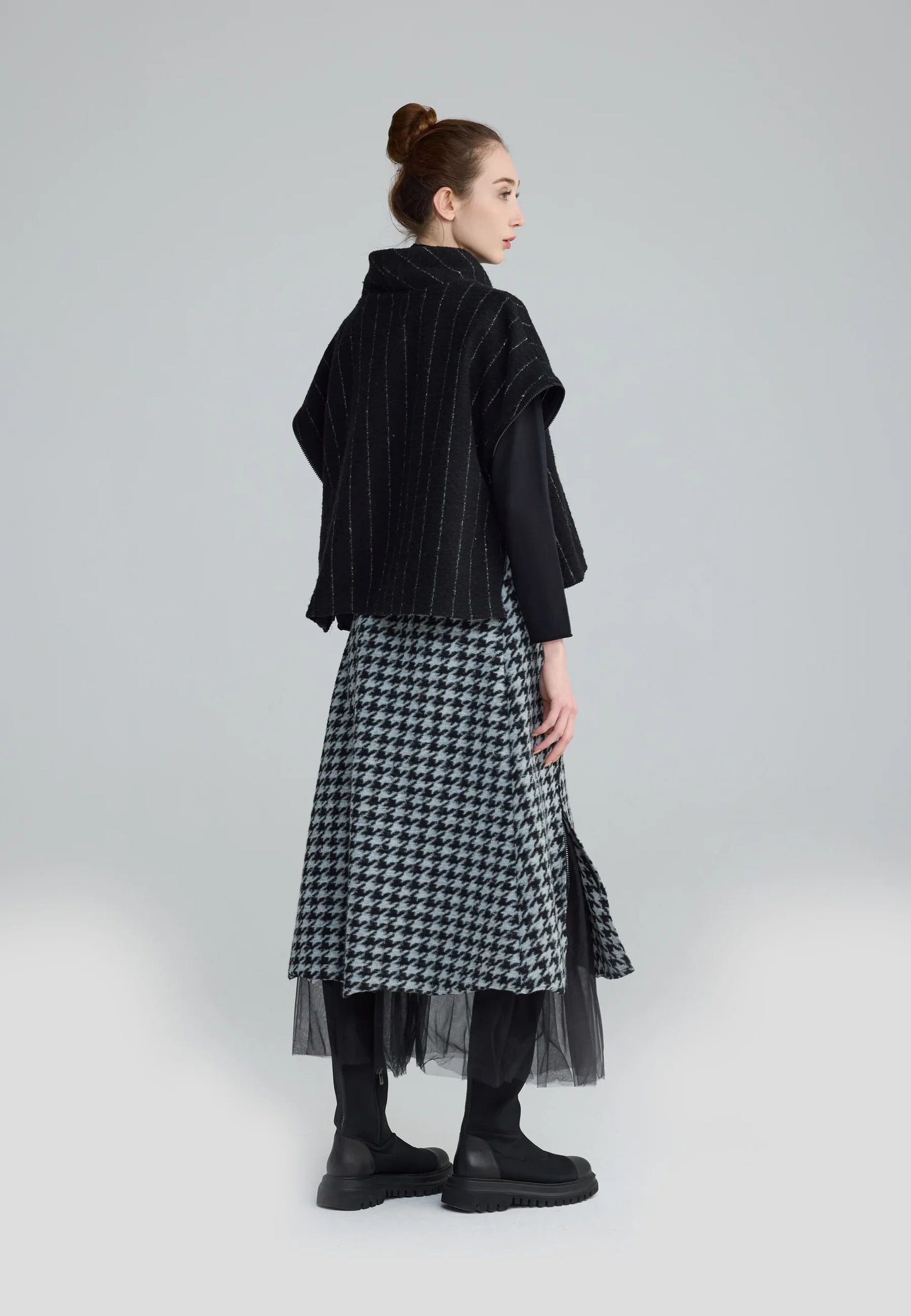 Elara Wool-Felt Pullover